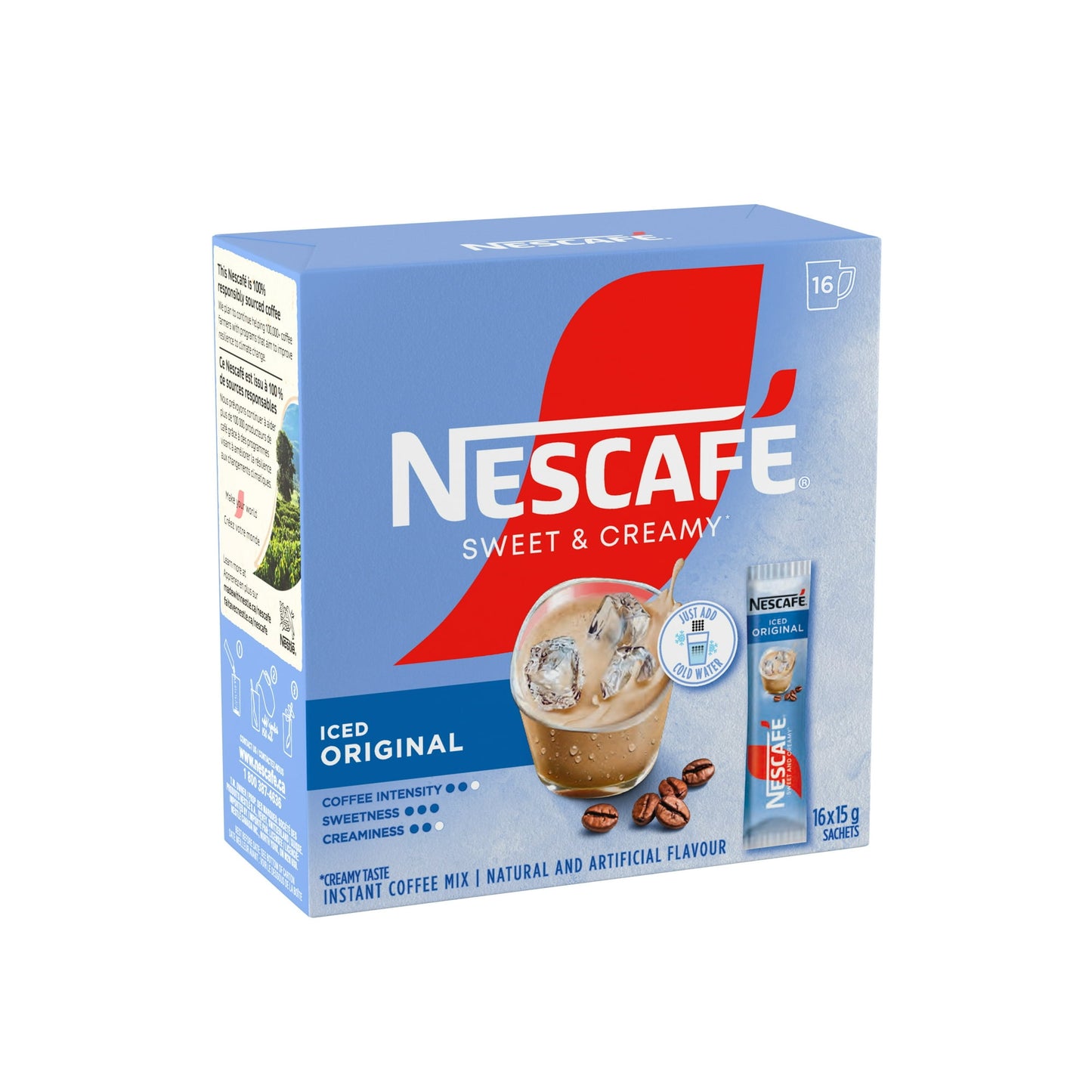 Nescafé Sweet & Creamy Instant Coffee Mix Single-Serve Sachets