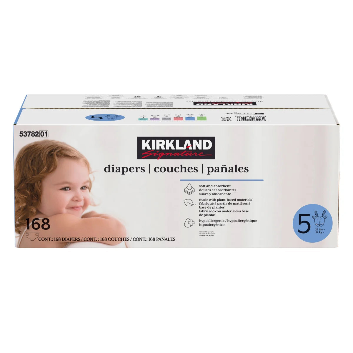 Kirkland Signature Diapers + Wipes Bundle (1 Month)