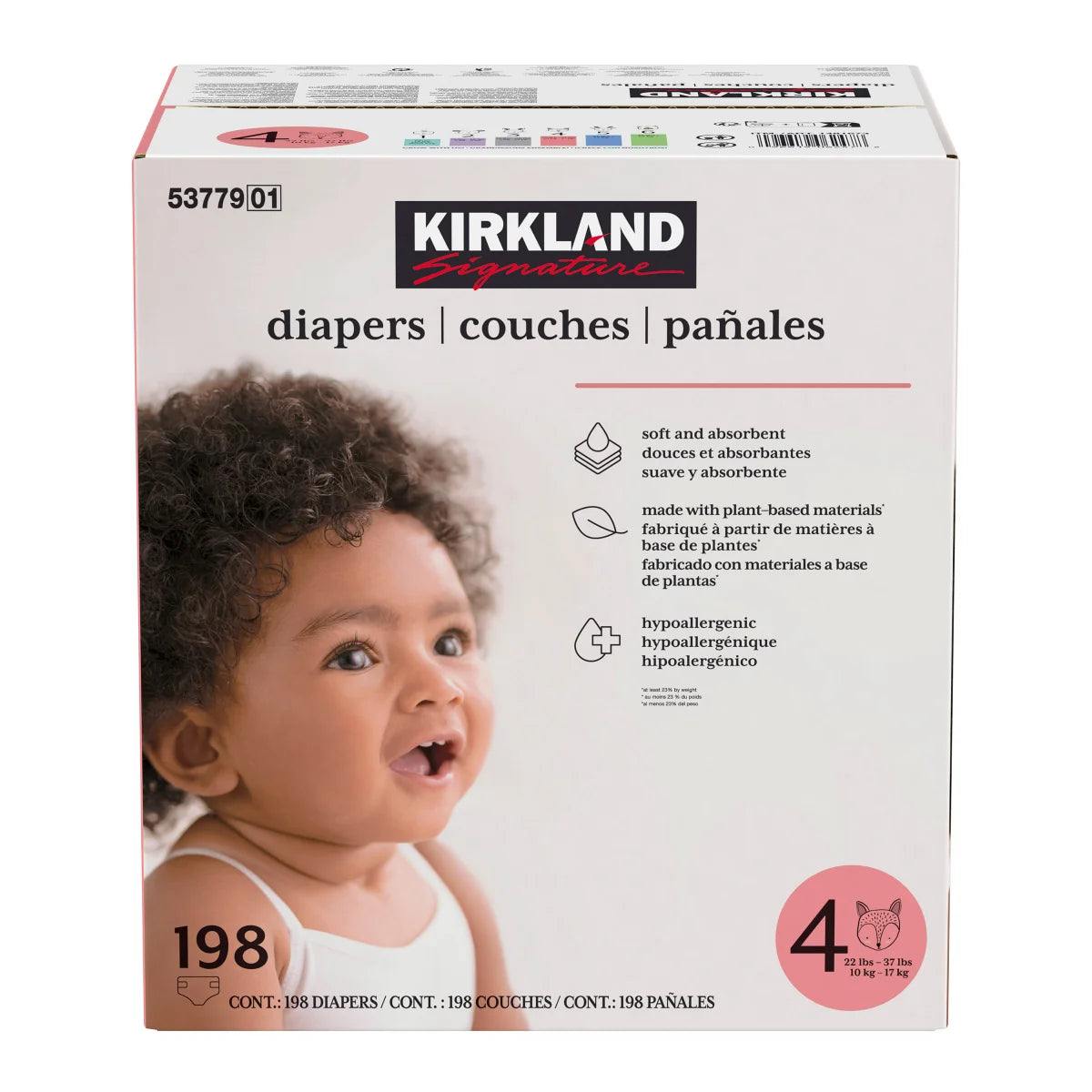 Kirkland Signature Diapers + Wipes Bundle (1 Month)