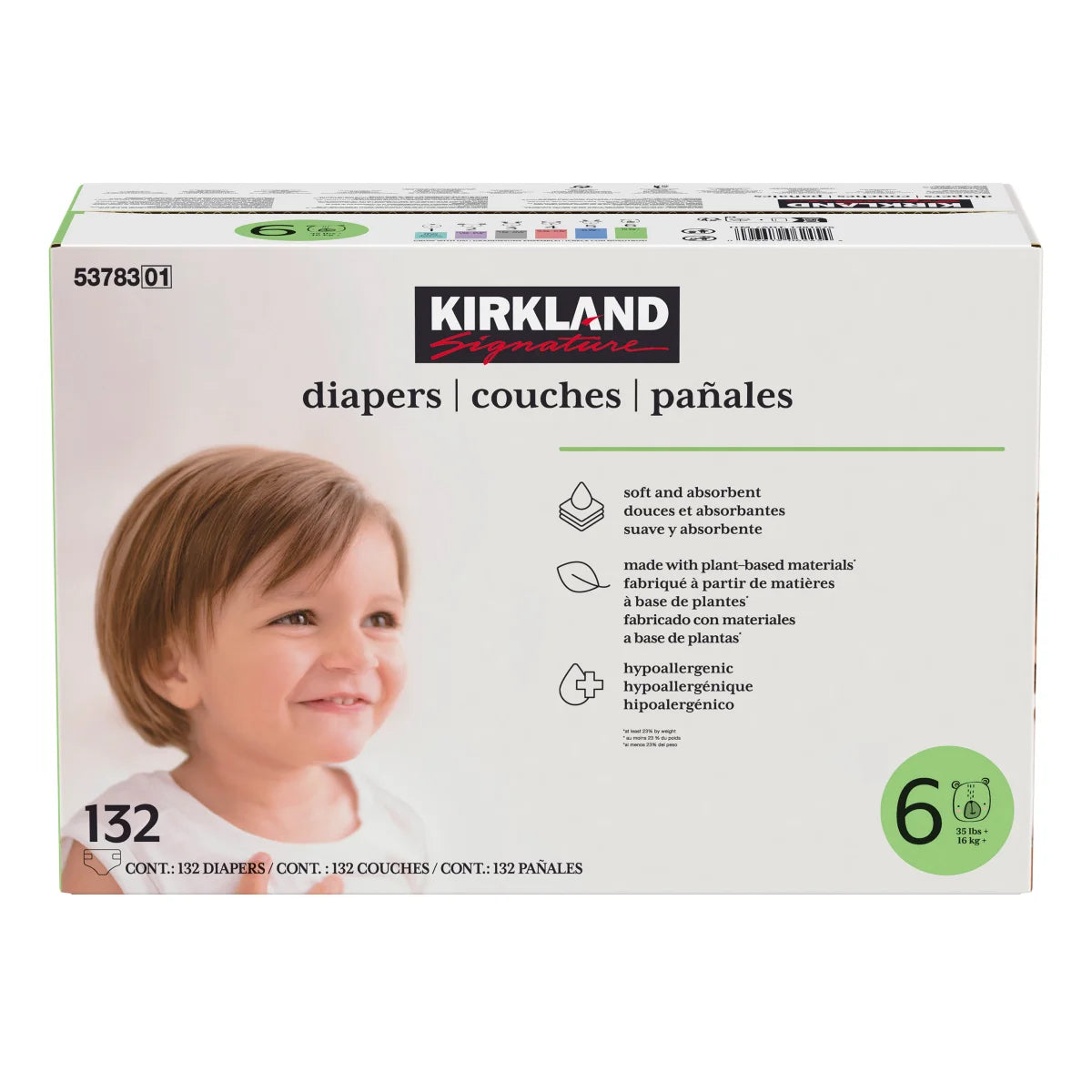 Kirkland Signature Diapers + Wipes Bundle (1 Month)