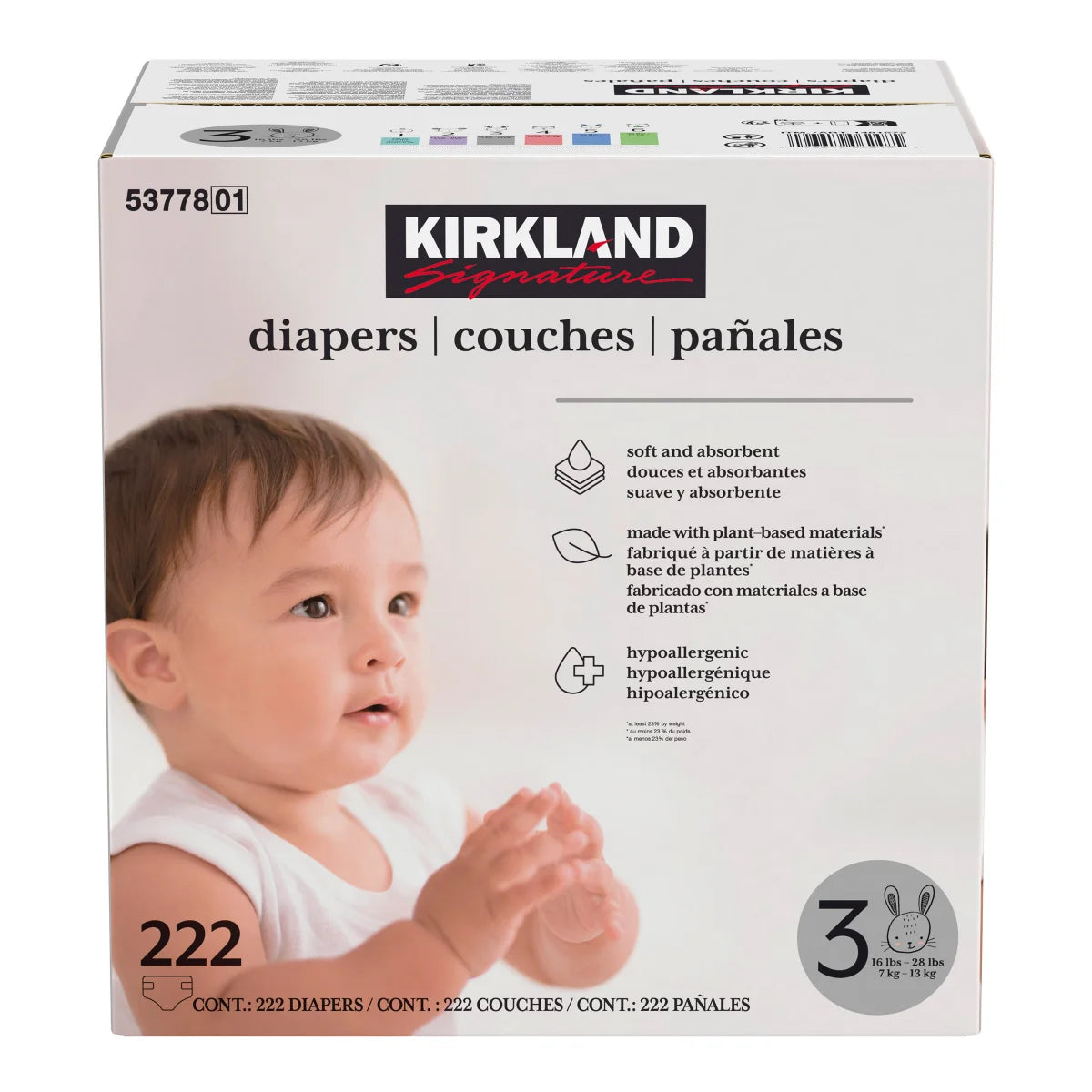 Kirkland Signature Diapers + Wipes Bundle (1 Month)