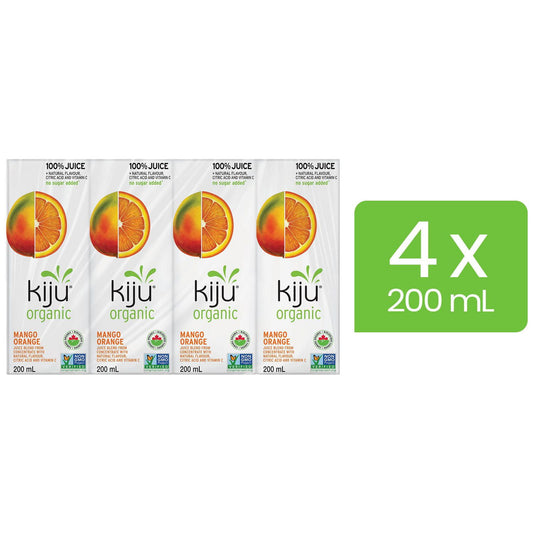 Kiju Organic Mango Orange Fruit (Juice Boxes)