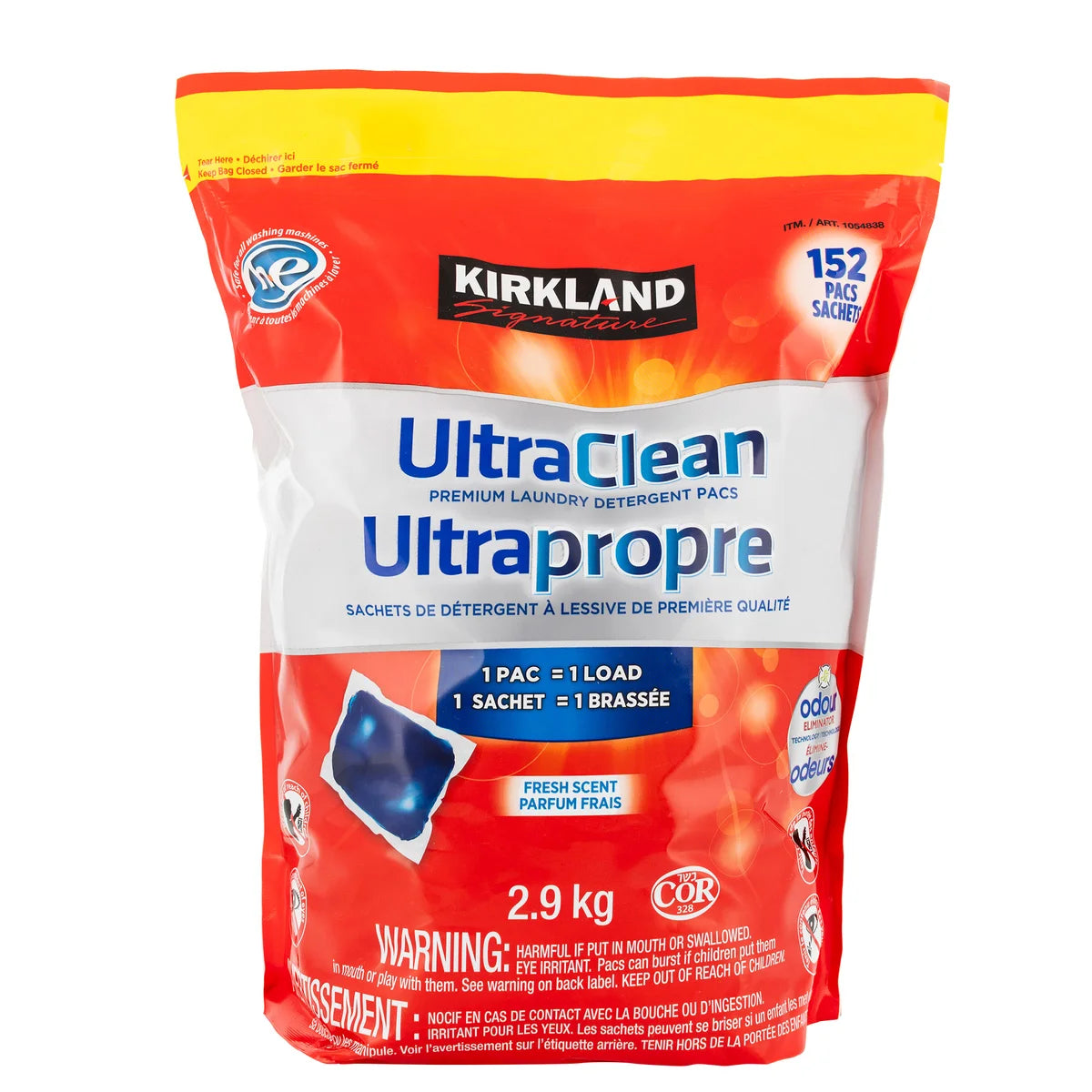 Kirkland Signature Ultra Clean Laundry Detergent Pacs