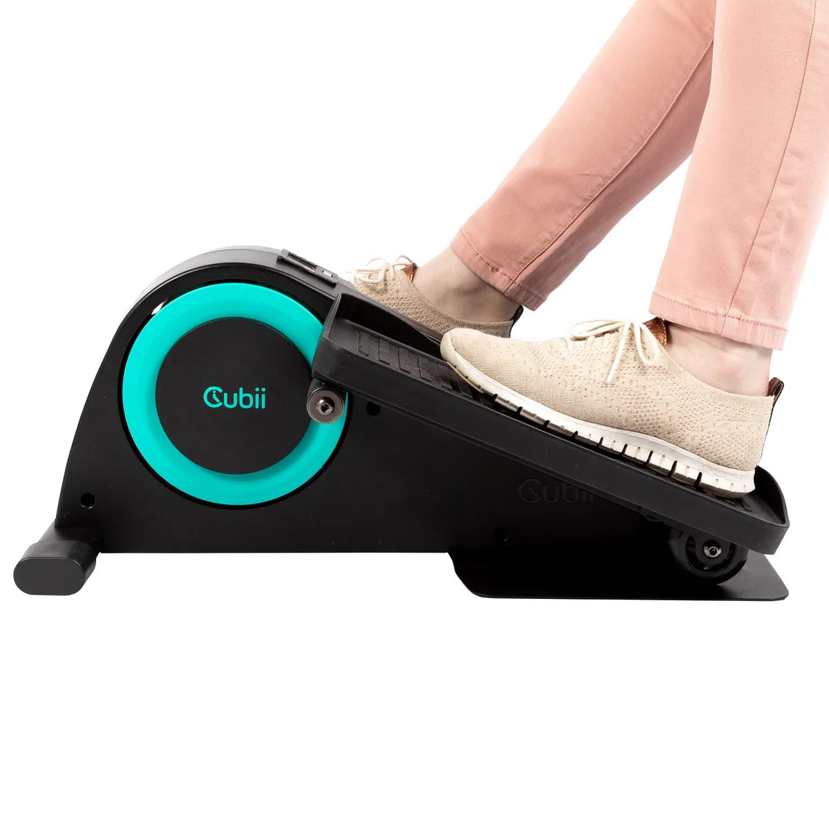 Cubii Jr. Compact Seated Elliptical with Built-in Display Monitor and Non-slip Mat