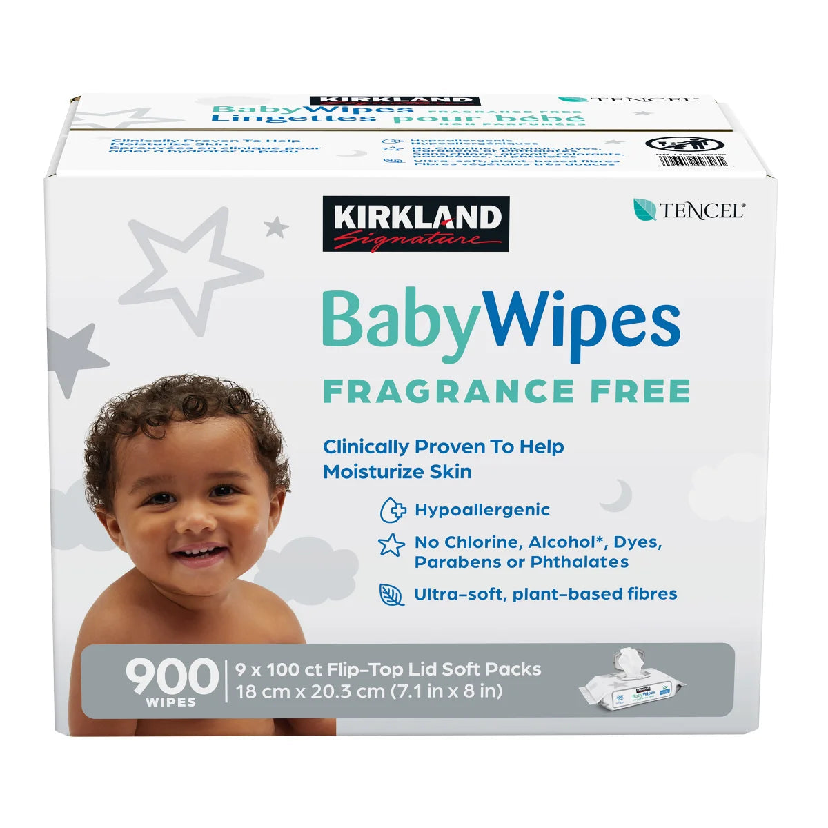 Kirkland Signature Diapers + Wipes Bundle (1 Month)