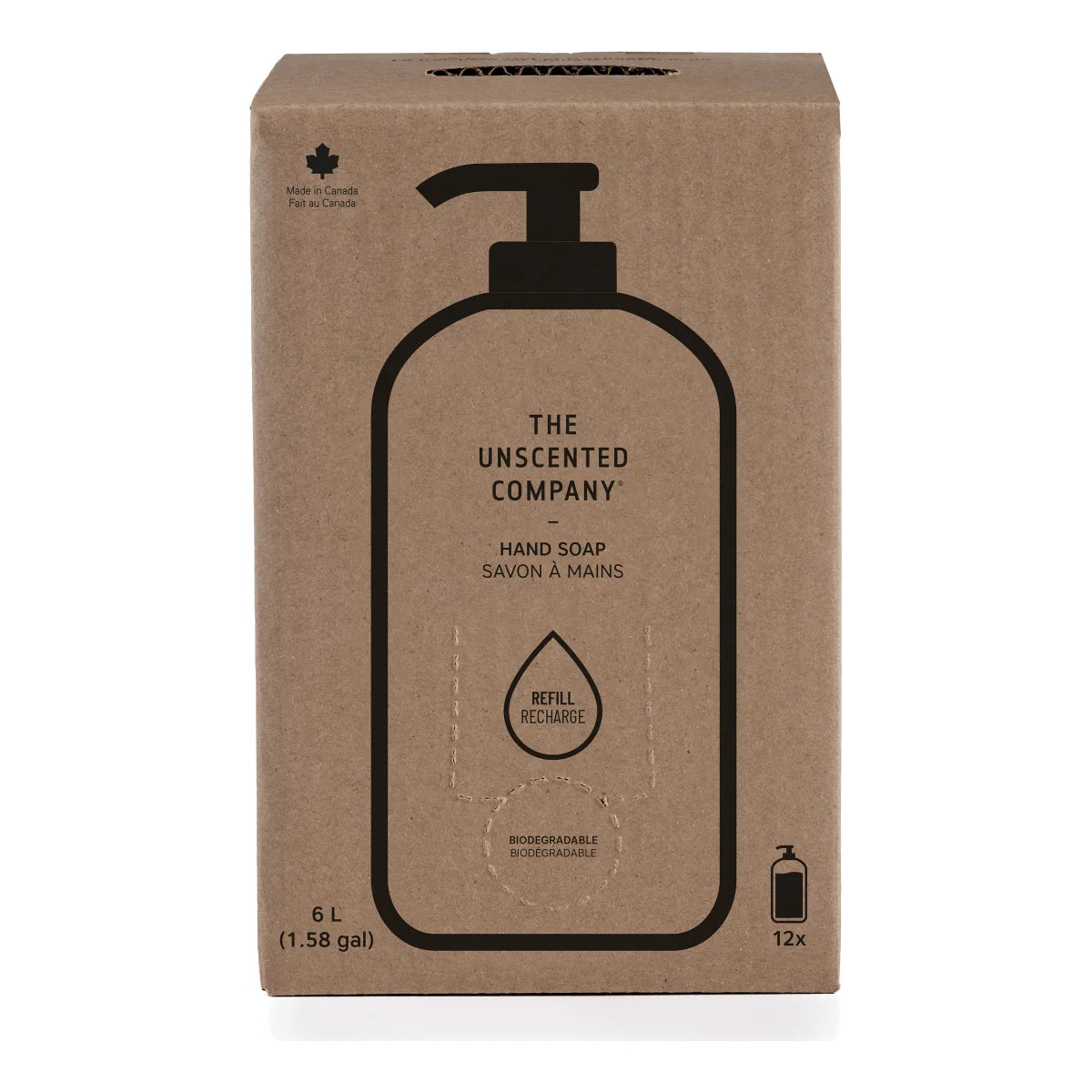 The Unscented Company, Hand Wash Soap Refill Box