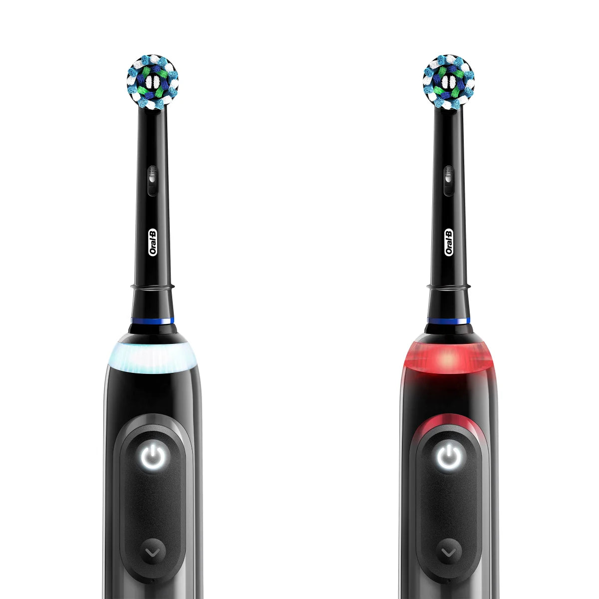 Oral-B Professional Clean 5000 X Electric Toothbrush Twin Pack, Rechargeable Power Toothbrushes, Black & White