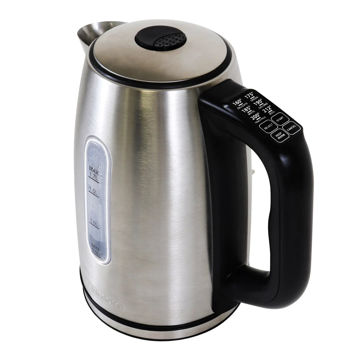 Kenmore Digital Cordless Stainless Steel Kettle