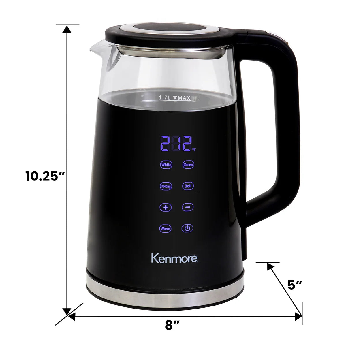 Kenmore Glass Electric Kettle