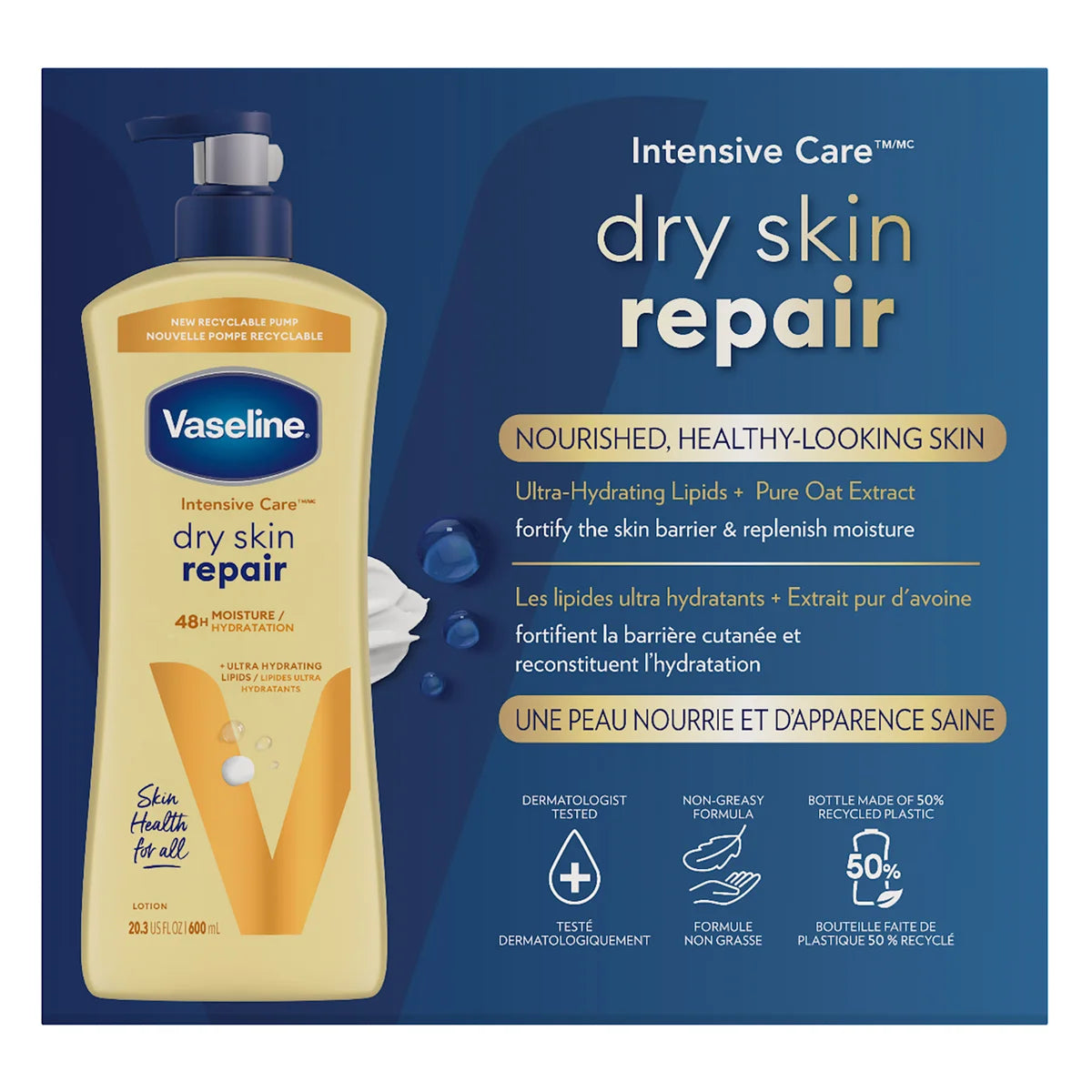 Vaseline Dry Skin Repair Lotion