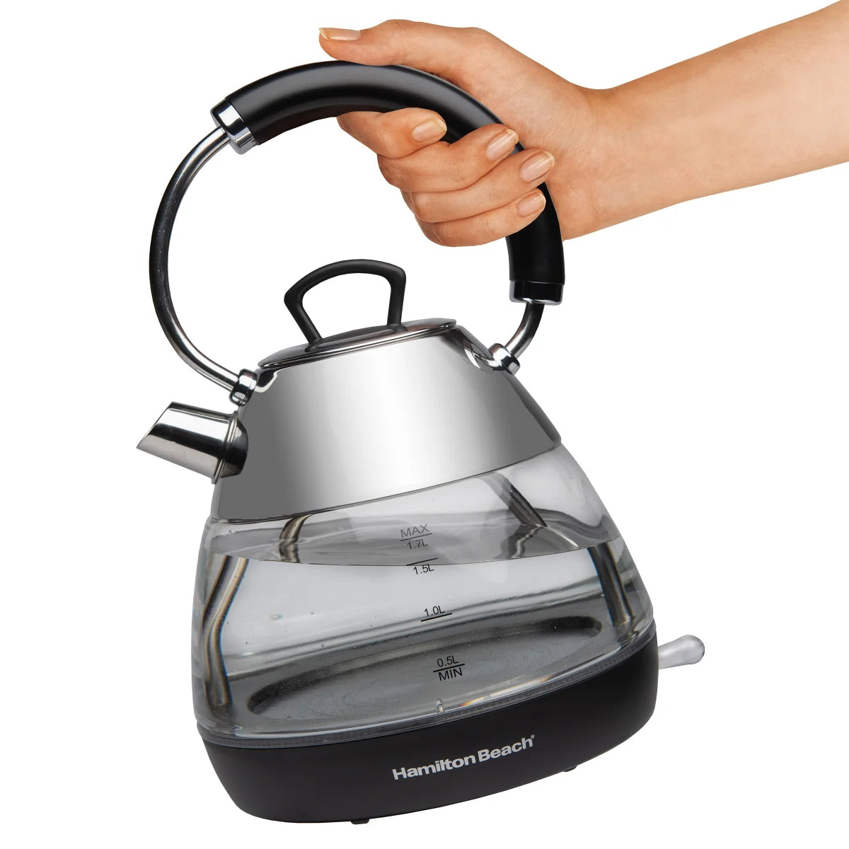 Hamilton Beach Glass Kettle, 1.7L