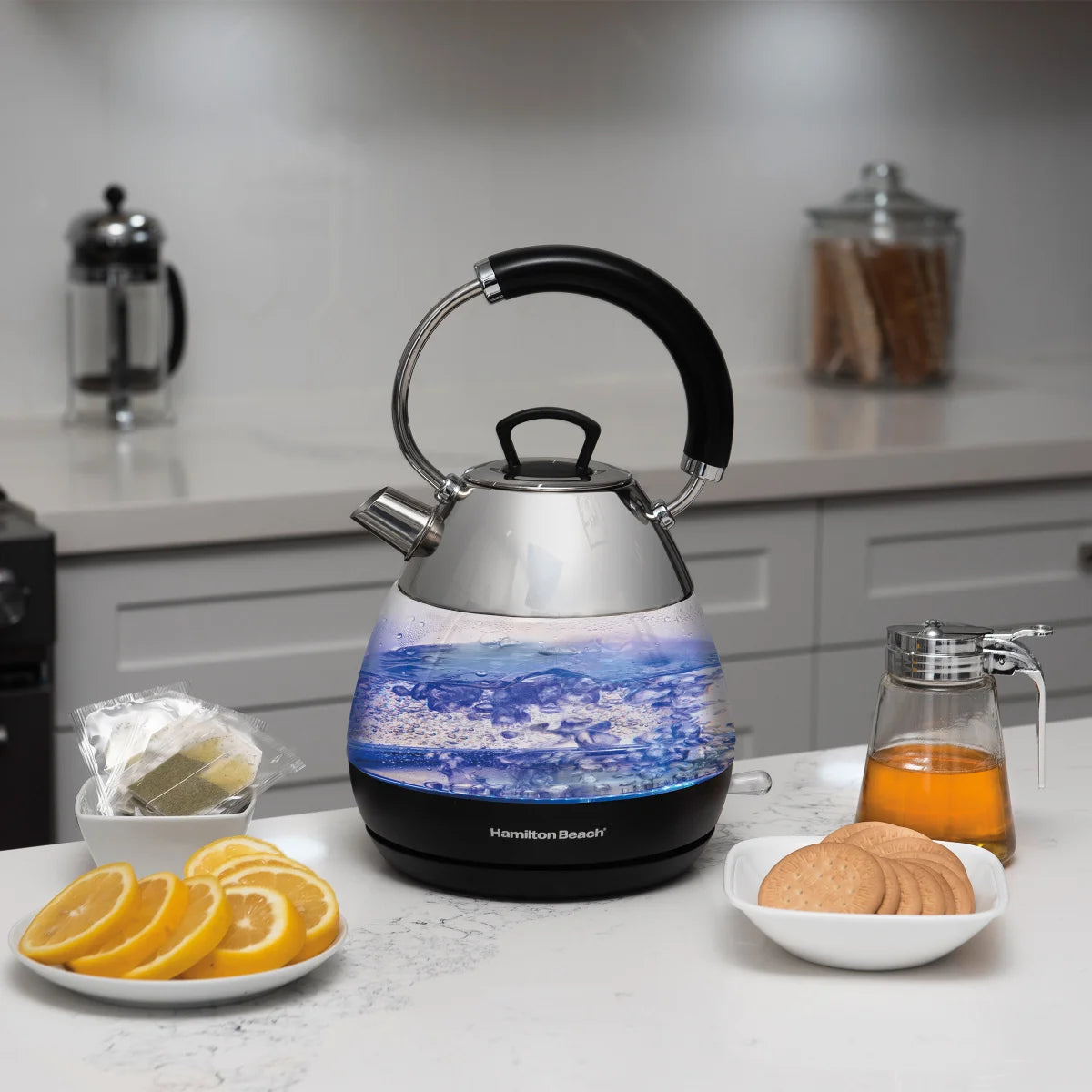 Hamilton Beach Glass Kettle, 1.7L