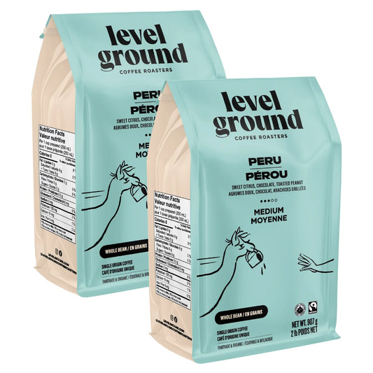 Level Ground Peru Medium Roast Organic Coffee