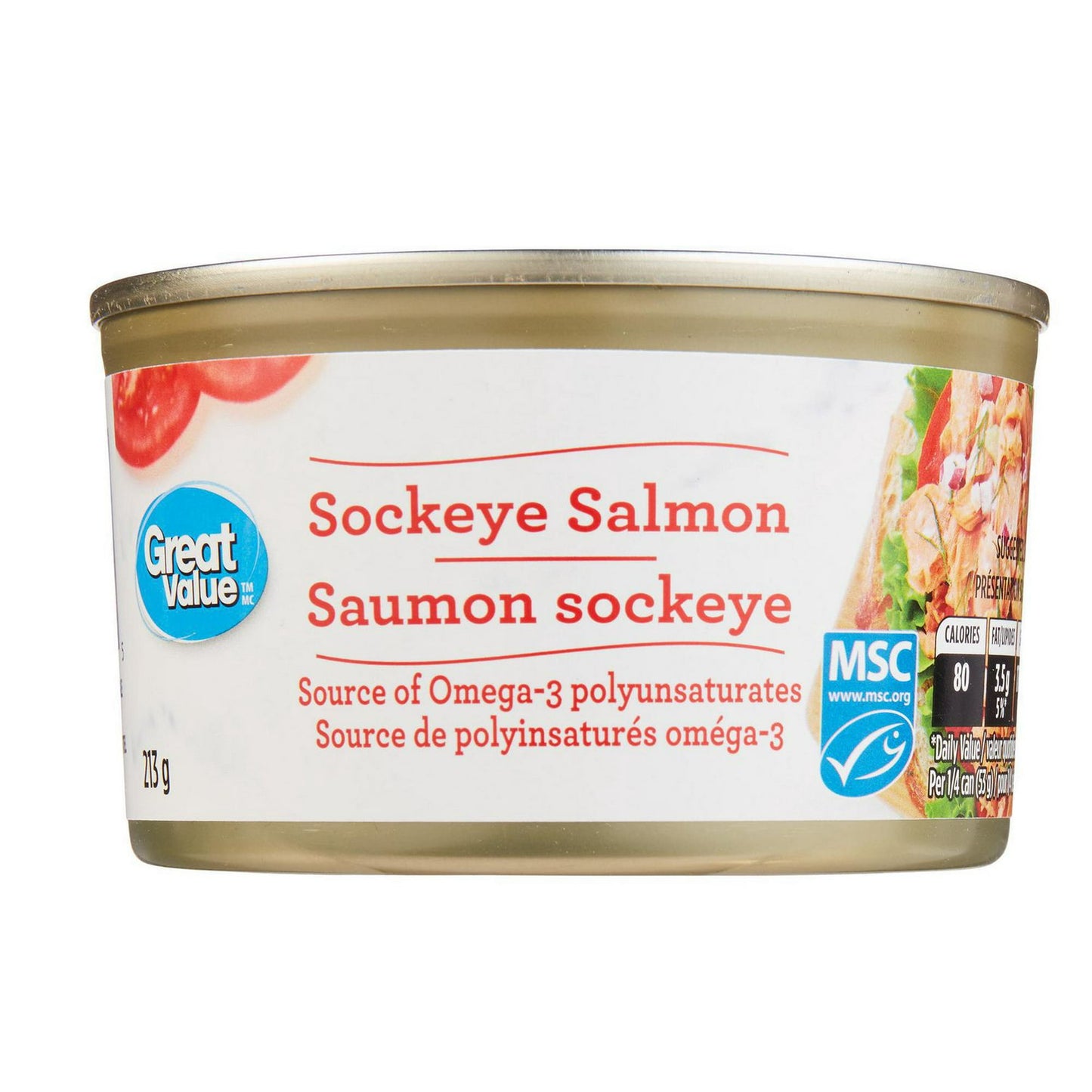 Great Value Wild Pacific Sockeye Salmon