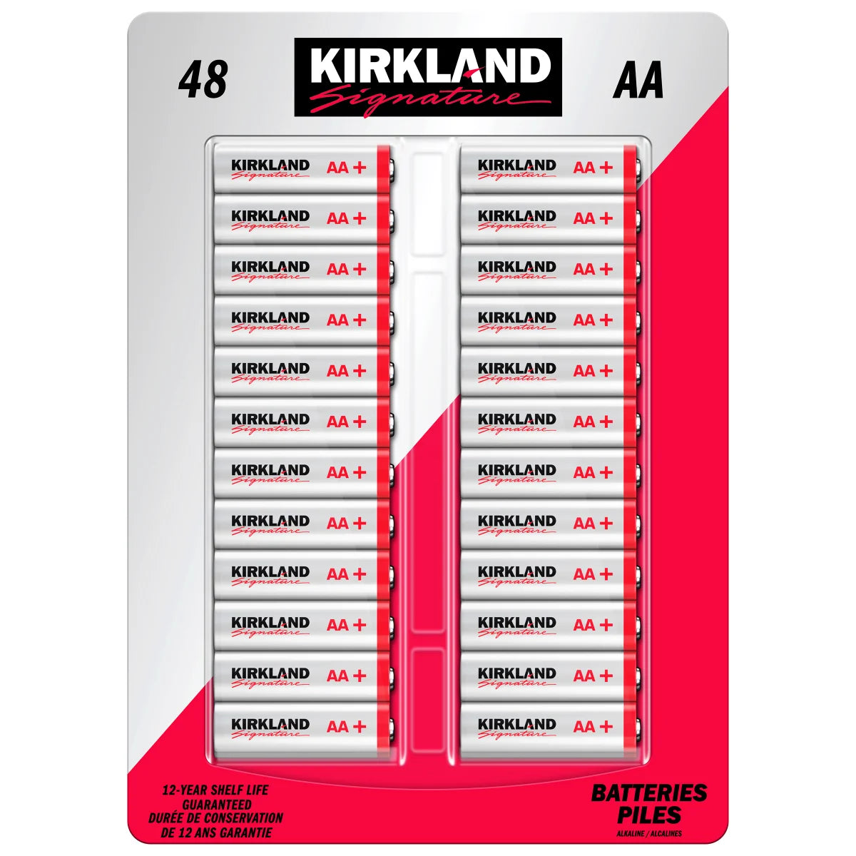 Kirkland Signature Alkaline AA Batteries