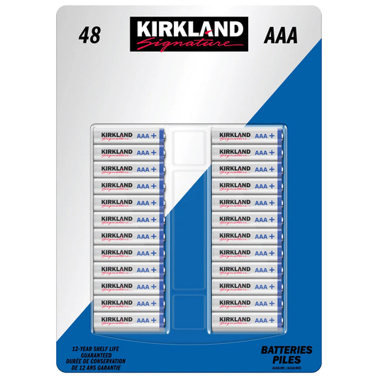 Kirkland Signature Alkaline AAA Batteries