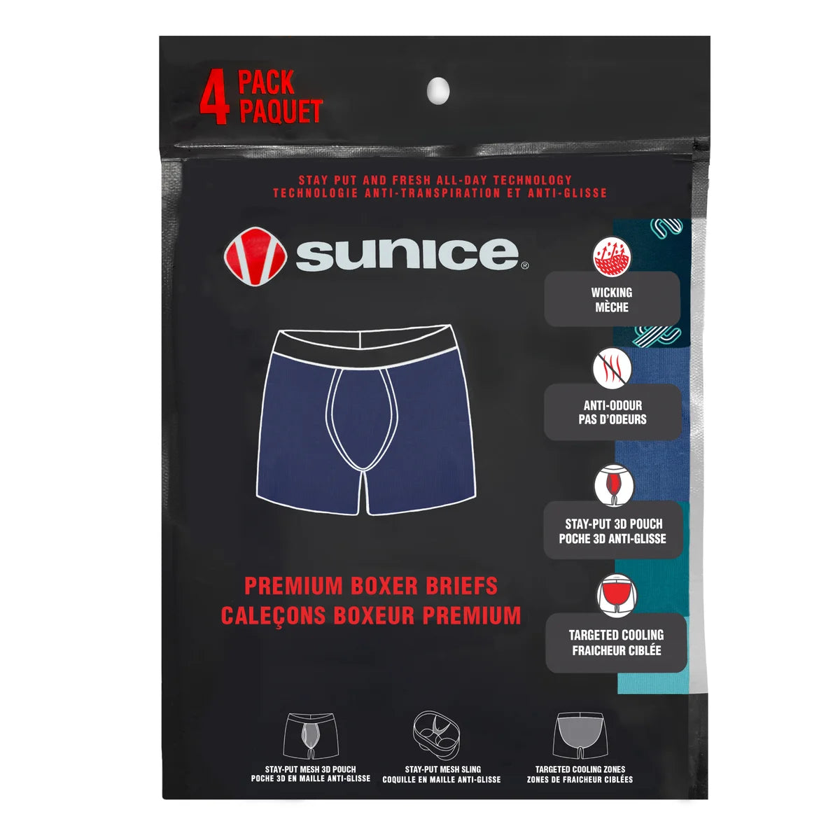 Sunice Men's Premium Boxer Briefs