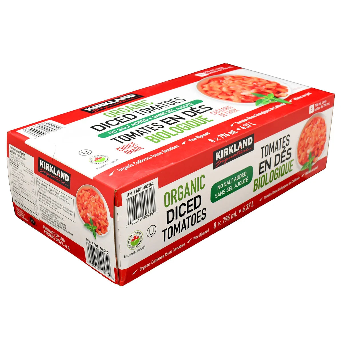 Kirkland Signature Organic Diced Tomatoes