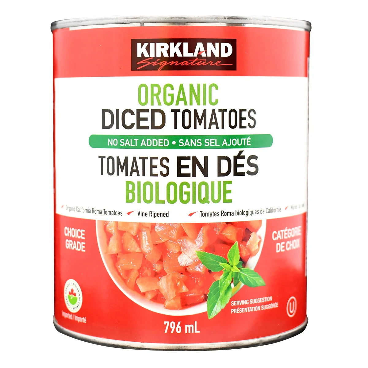 Kirkland Signature Organic Diced Tomatoes