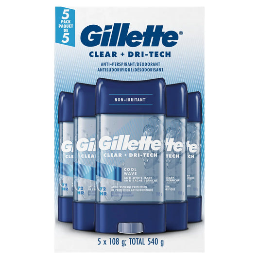 Gillette Antiperspirant Deodorant Clear Gel