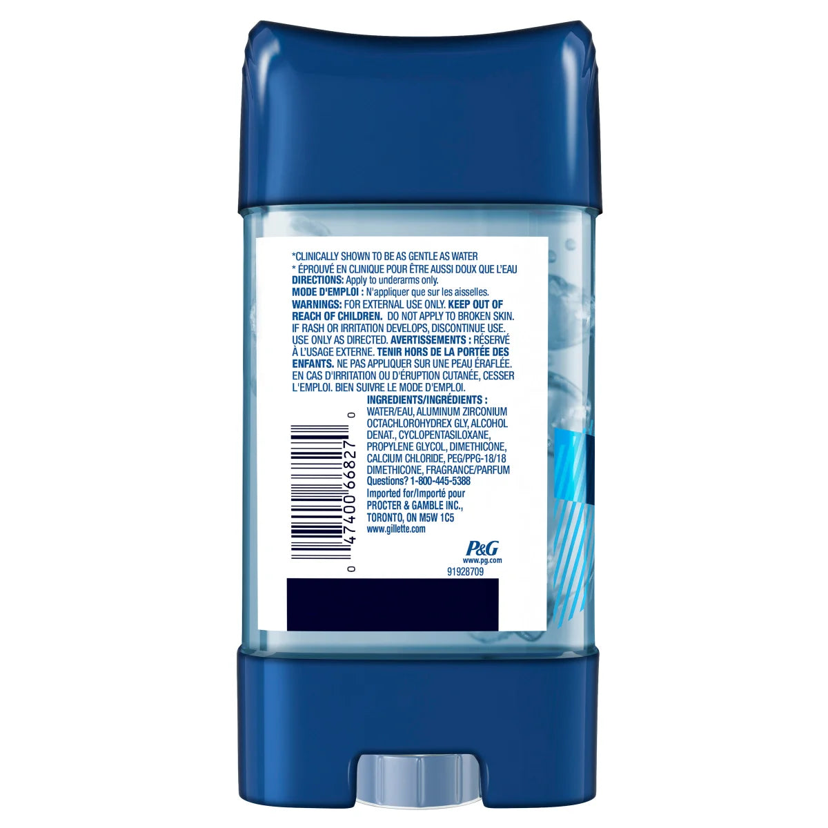 Gillette Antiperspirant Deodorant Clear Gel