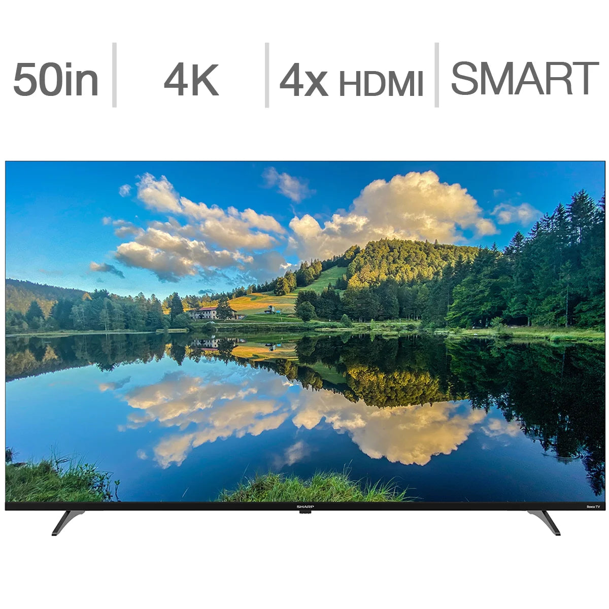 Sharp 50" - 4T-UR Series - 4K UHD LCD TV