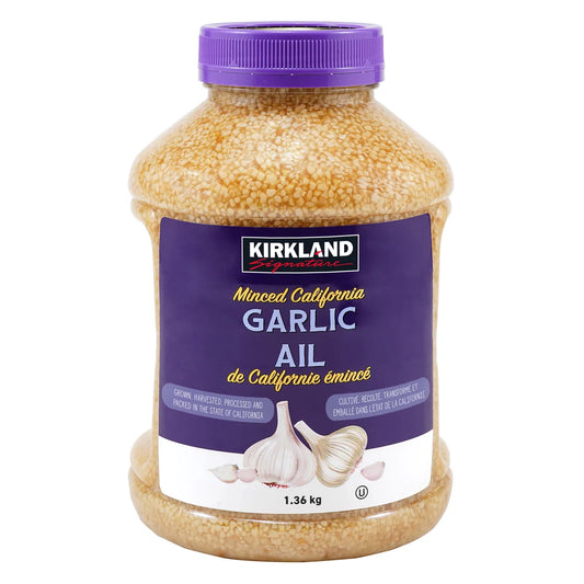 Kirkland Signature Minced California Garlic