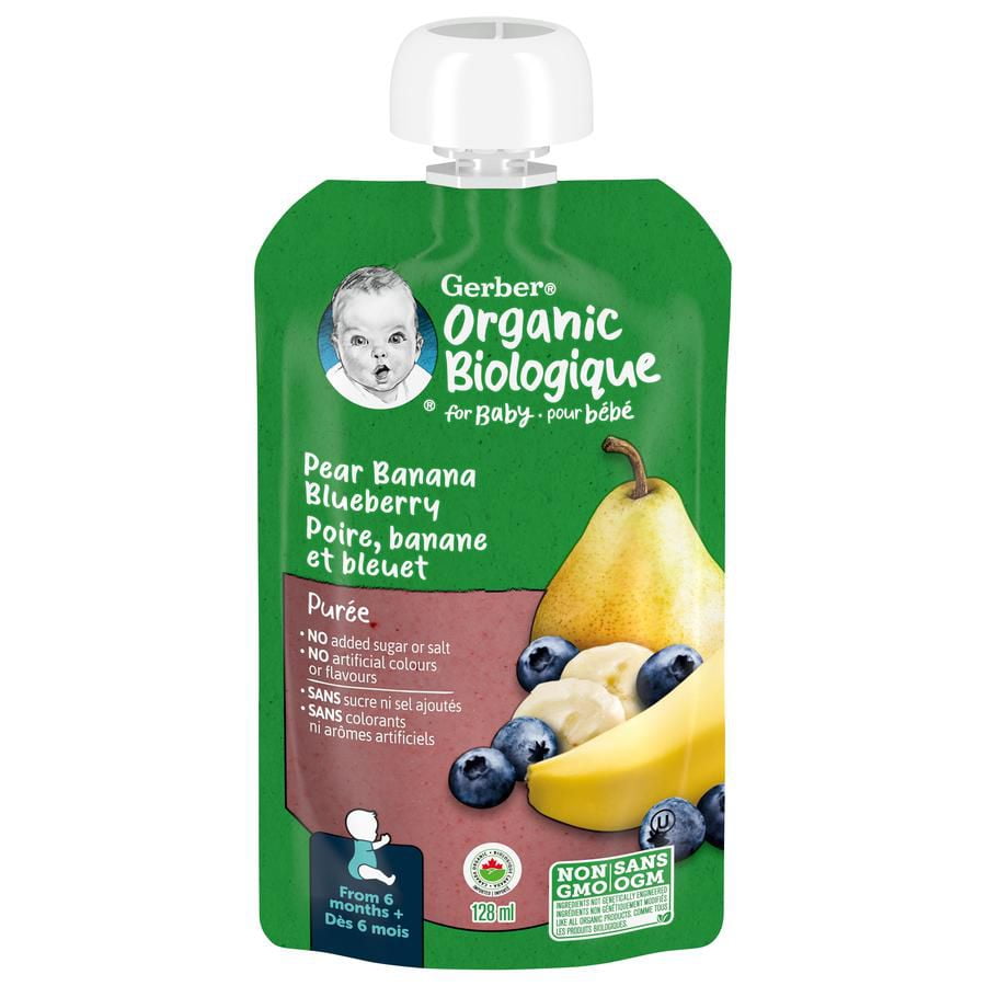 Gerber Organic Pouch Purée Baby Food