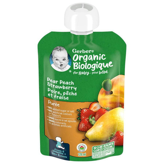 Gerber Organic Pouch Purée Baby Food