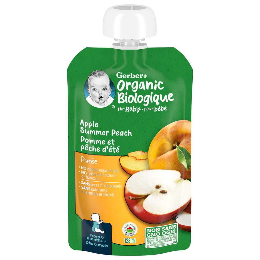 Gerber Organic Pouch Purée Baby Food