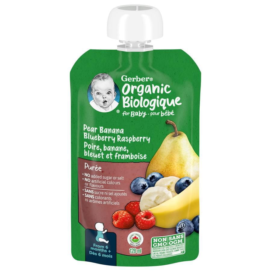 Gerber Organic Pouch Purée Baby Food