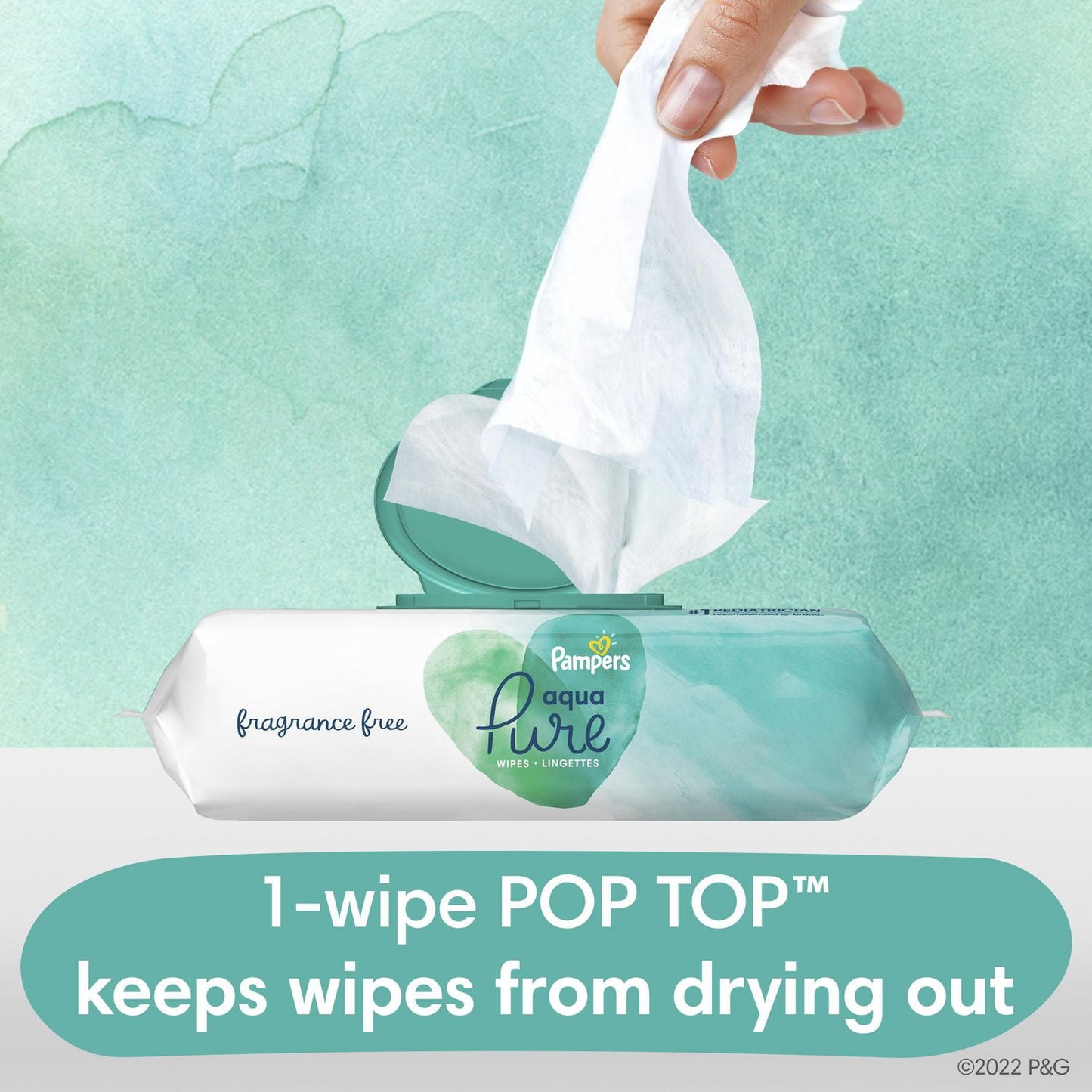 Pampers Aqua Pure Sensitive Baby Wipes