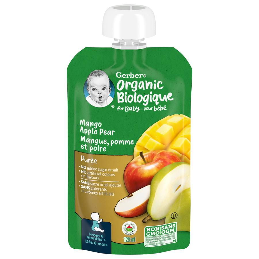 Gerber Organic Pouch Purée Baby Food