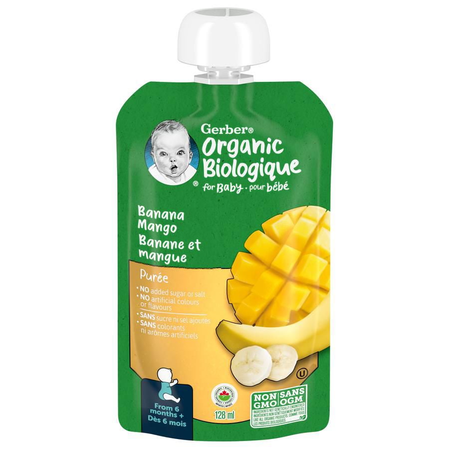 Gerber Organic Pouch Purée Baby Food