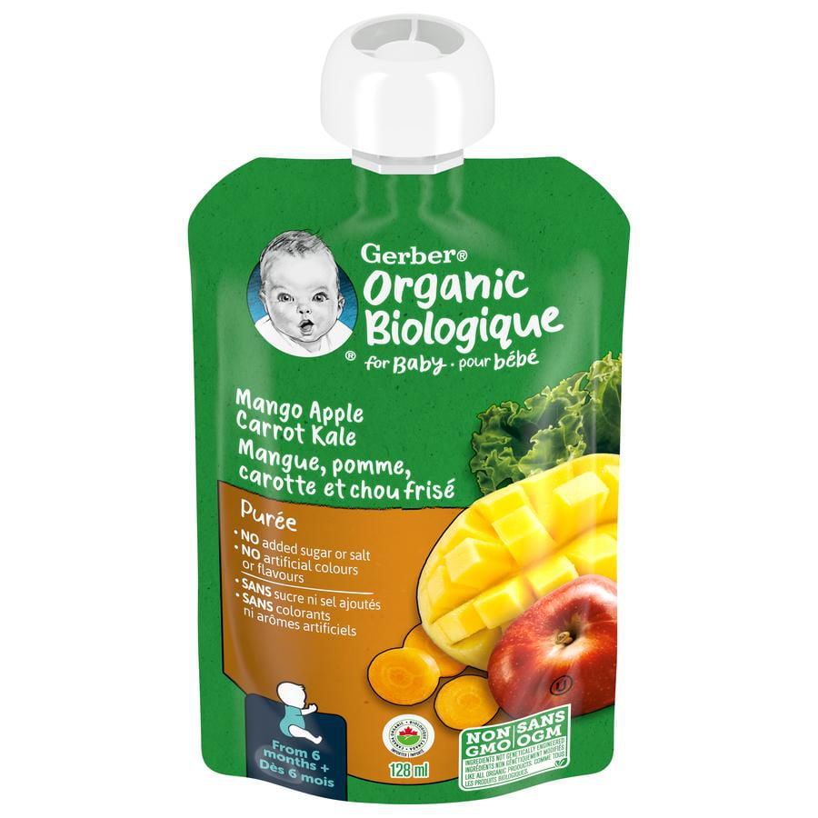 Gerber Organic Pouch Purée Baby Food