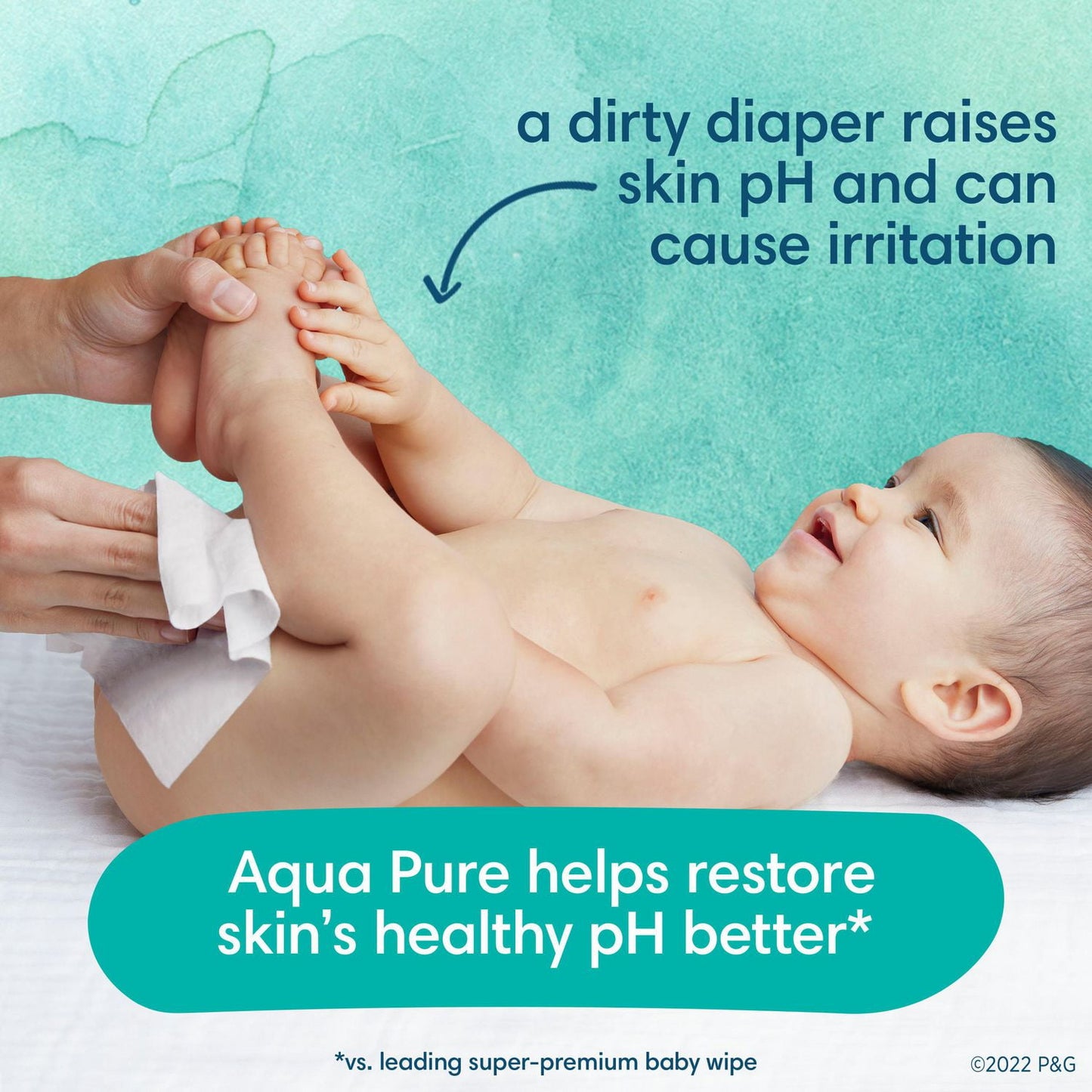 Pampers Aqua Pure Sensitive Baby Wipes