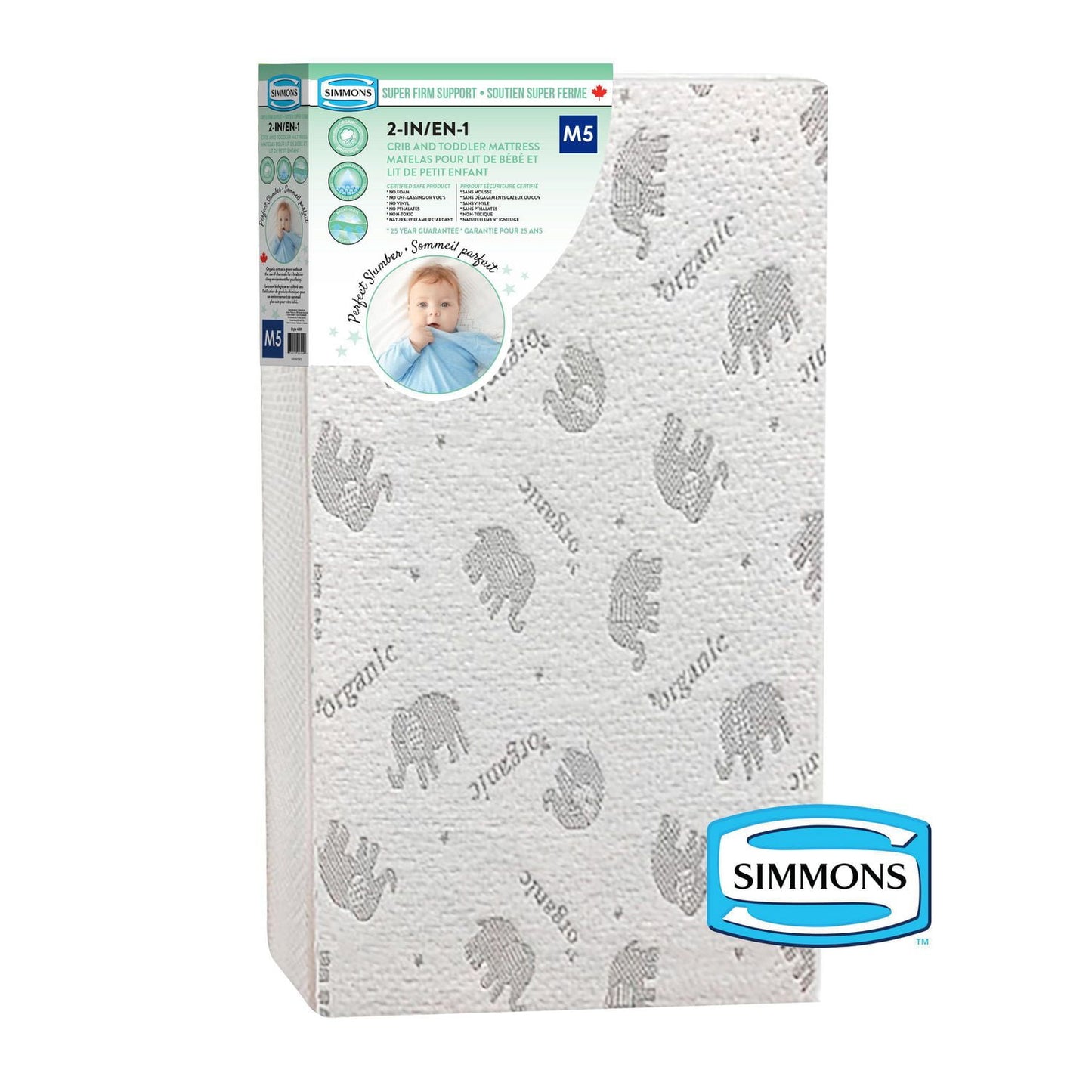 Simmons Perfect Slumber Organic Crib Mattress