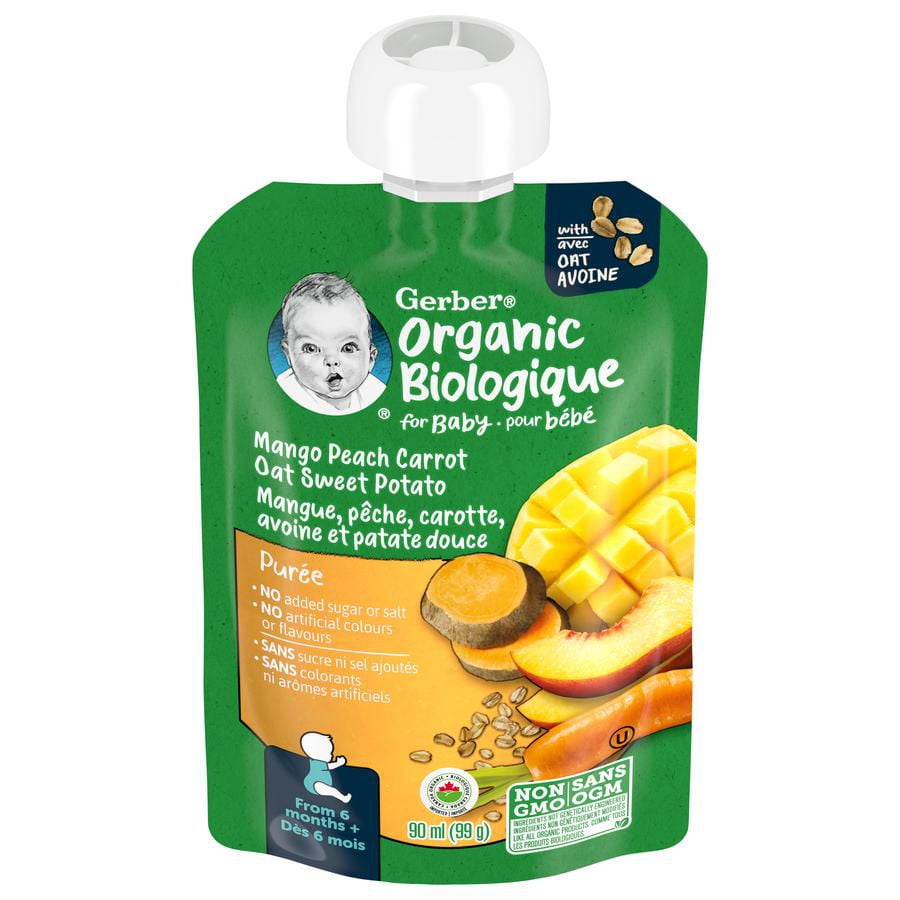 Gerber Organic Pouch Purée Baby Food