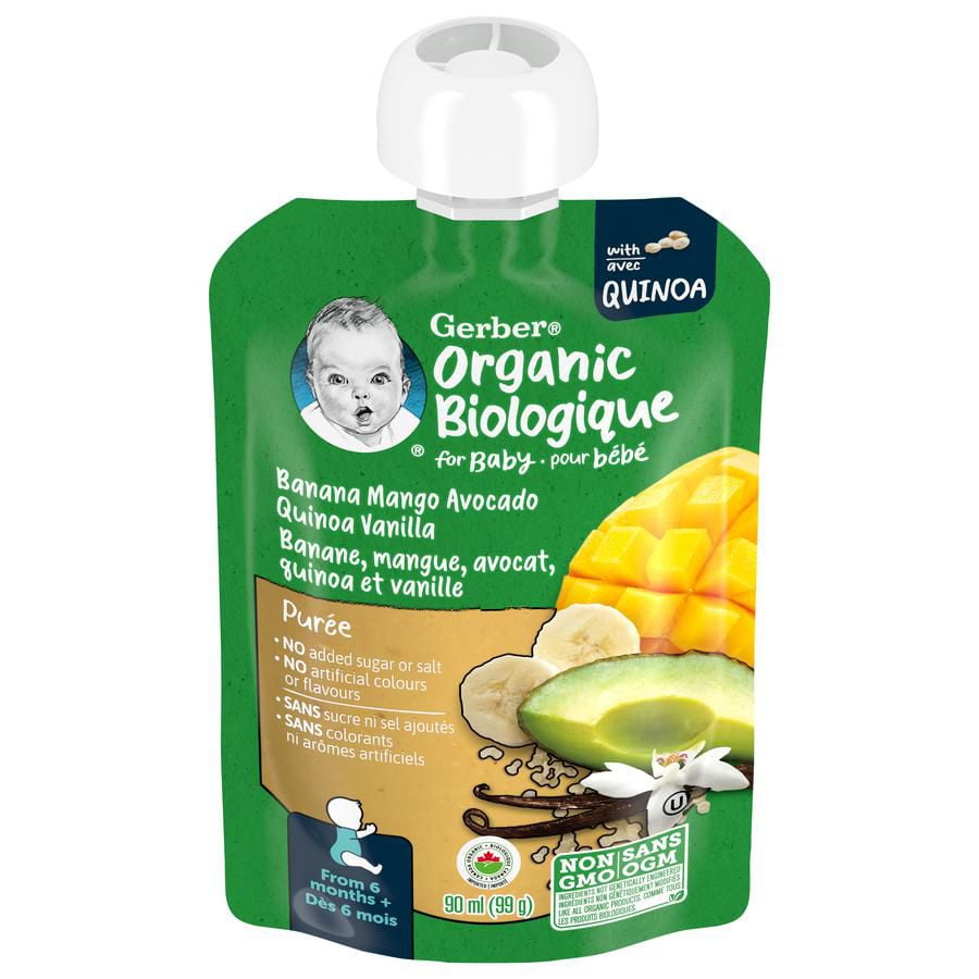 Gerber Organic Pouch Purée Baby Food