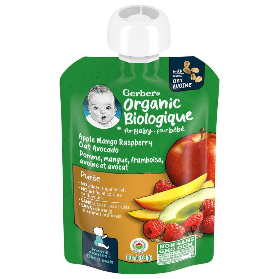 Gerber Organic Pouch Purée Baby Food