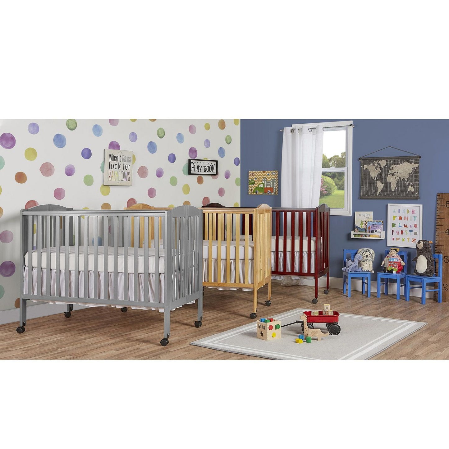 Dream On Me Folding Full-Size Crib