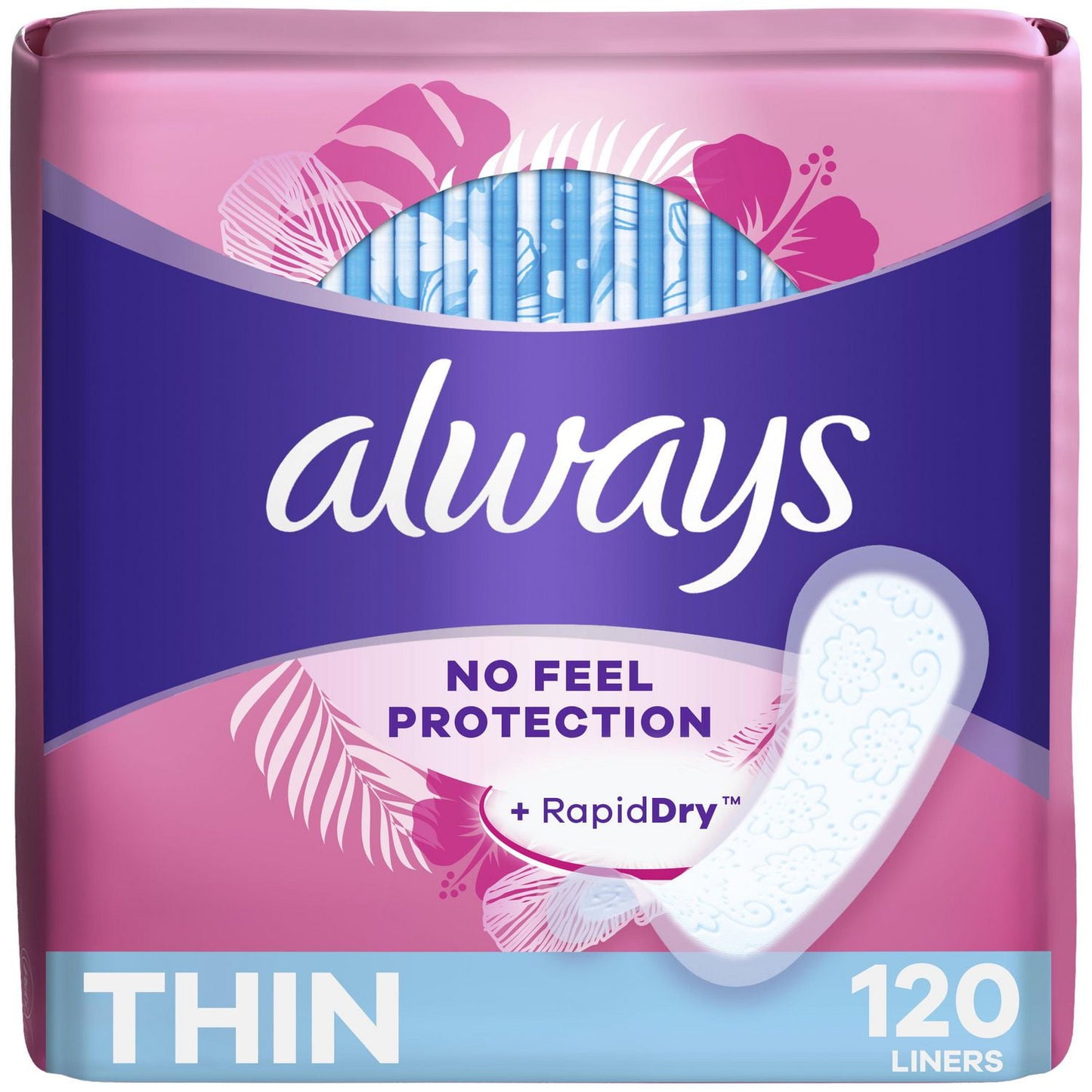 Always Thin No Feel Protection Daily Liners