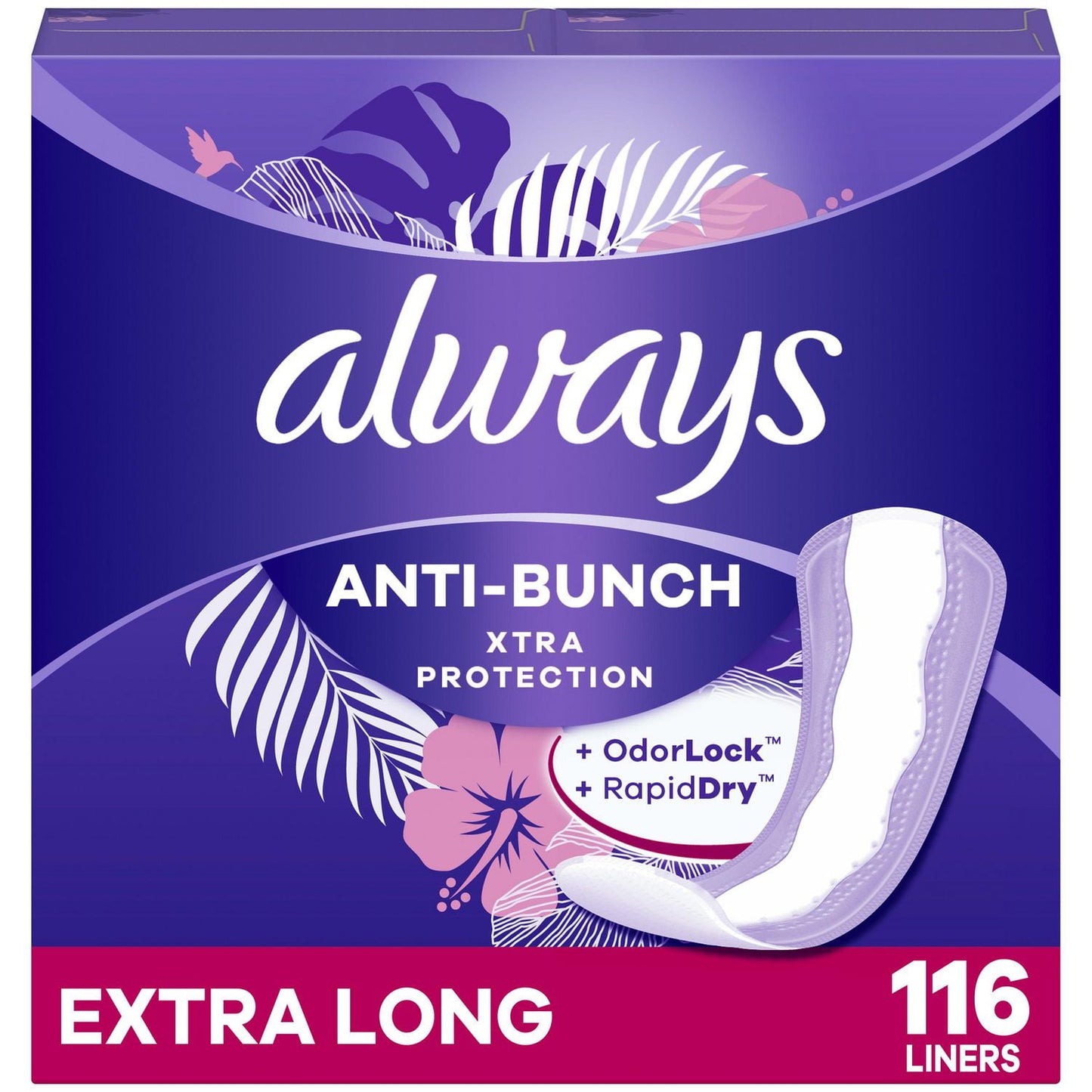 Always Anti-Bunch Xtra Protection Daily Liners