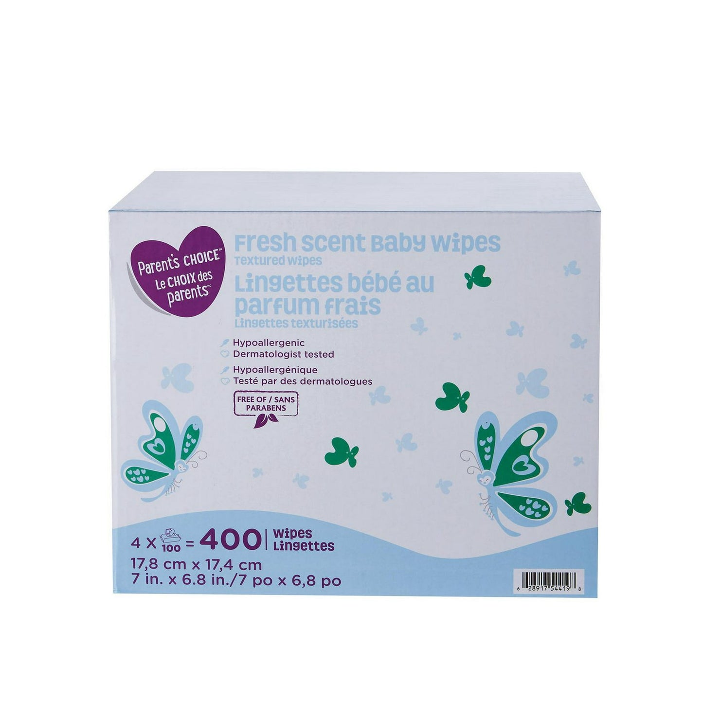 Parent's Choice Sensitive Textured Baby Wipes