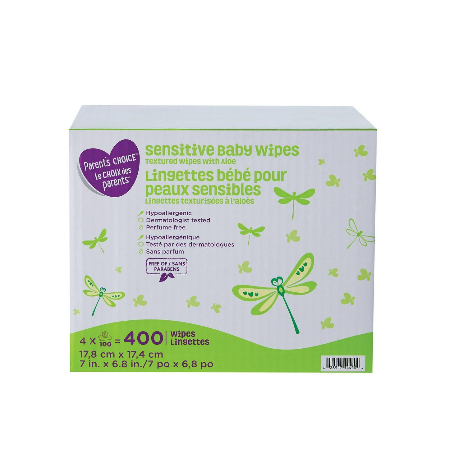 Parent's Choice Sensitive Textured Baby Wipes