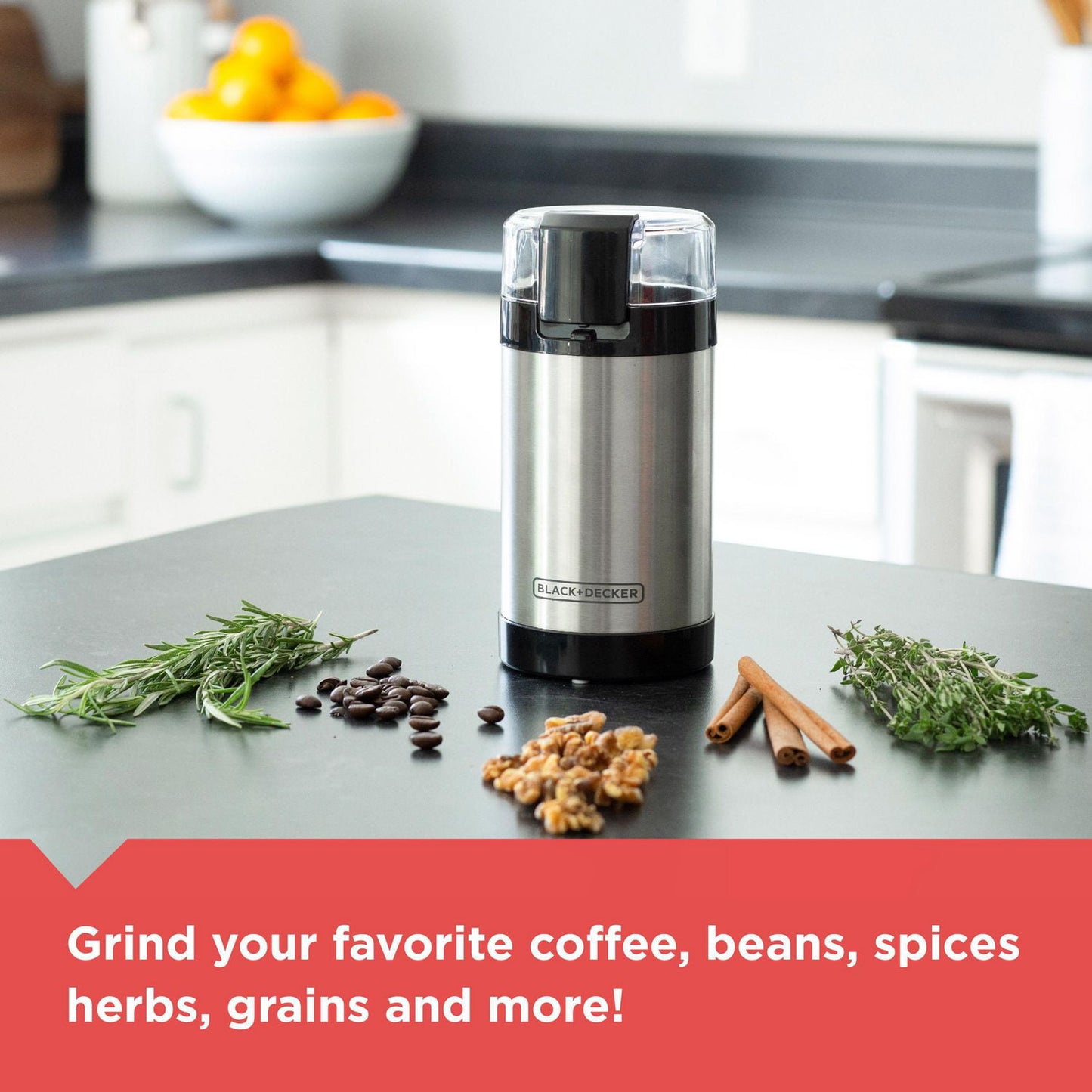 Black+Decker Coffee & Spice Grinder with Easy Touch