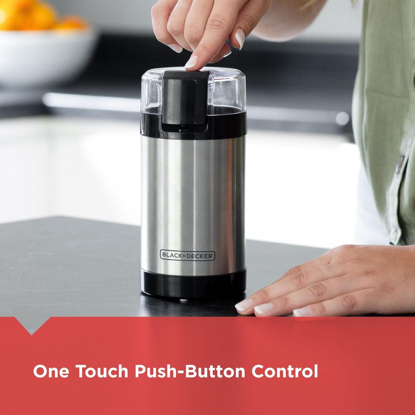 Black+Decker Coffee & Spice Grinder with Easy Touch