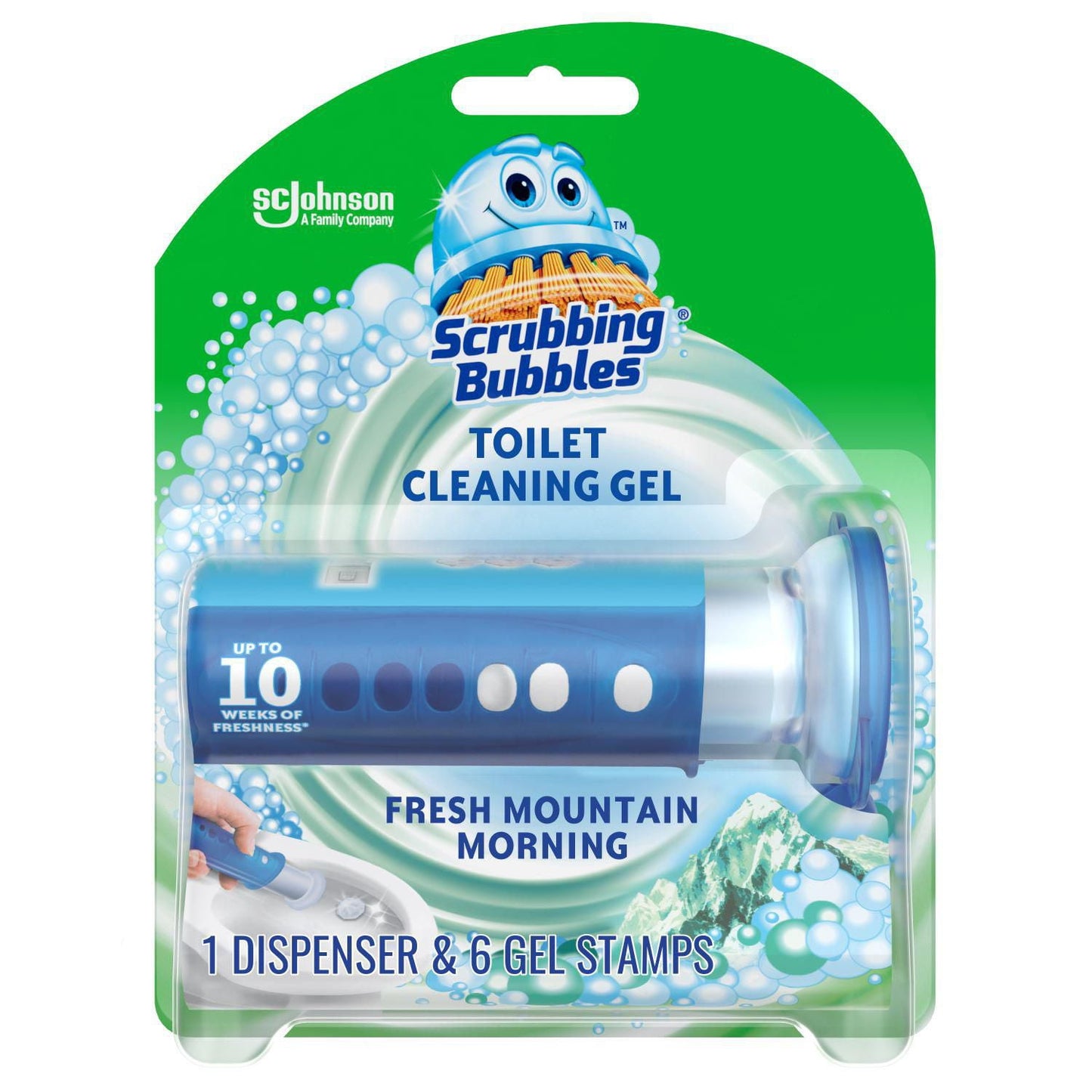 Scrubbing Bubbles® Fresh Gel Stamp Toilet Bowl Cleaner