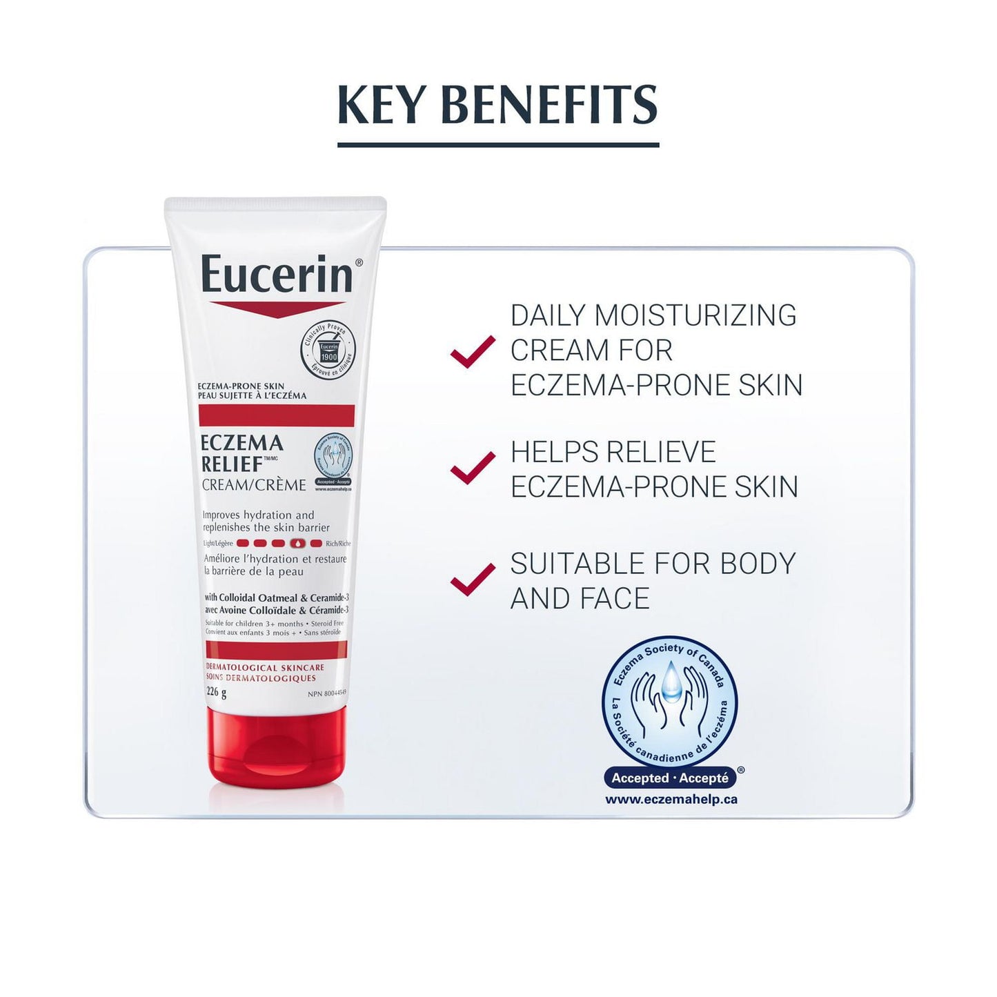 Eucerin Eczema Relief Moisturizing Body Cream