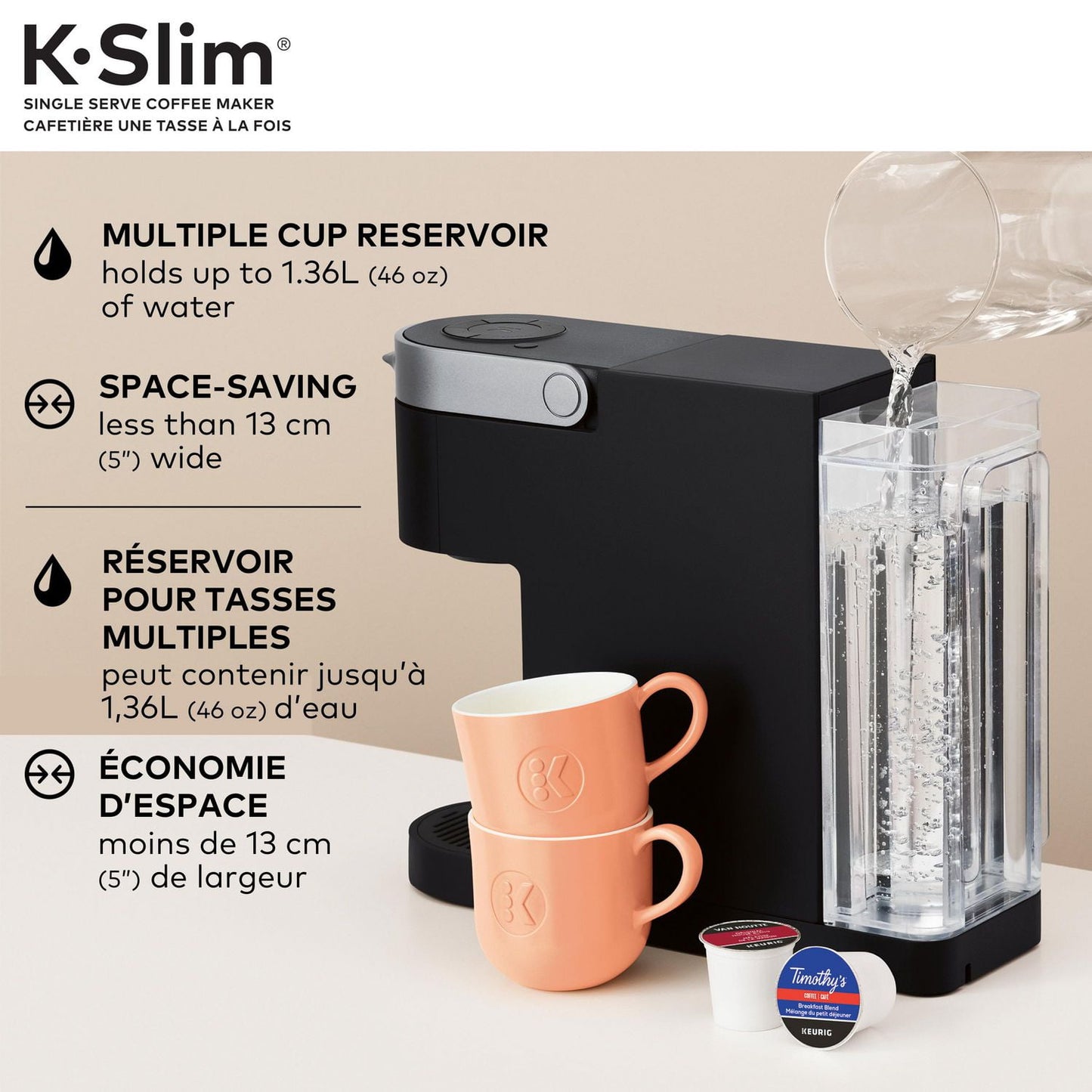 Keurig K-Slim Single Serve Coffee Maker